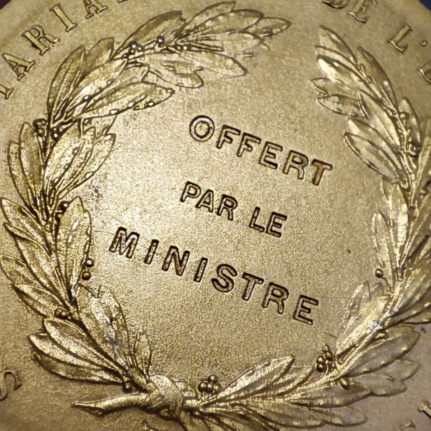 gush小明20220908周四 法国镀金铜章 边缘细小磕碰