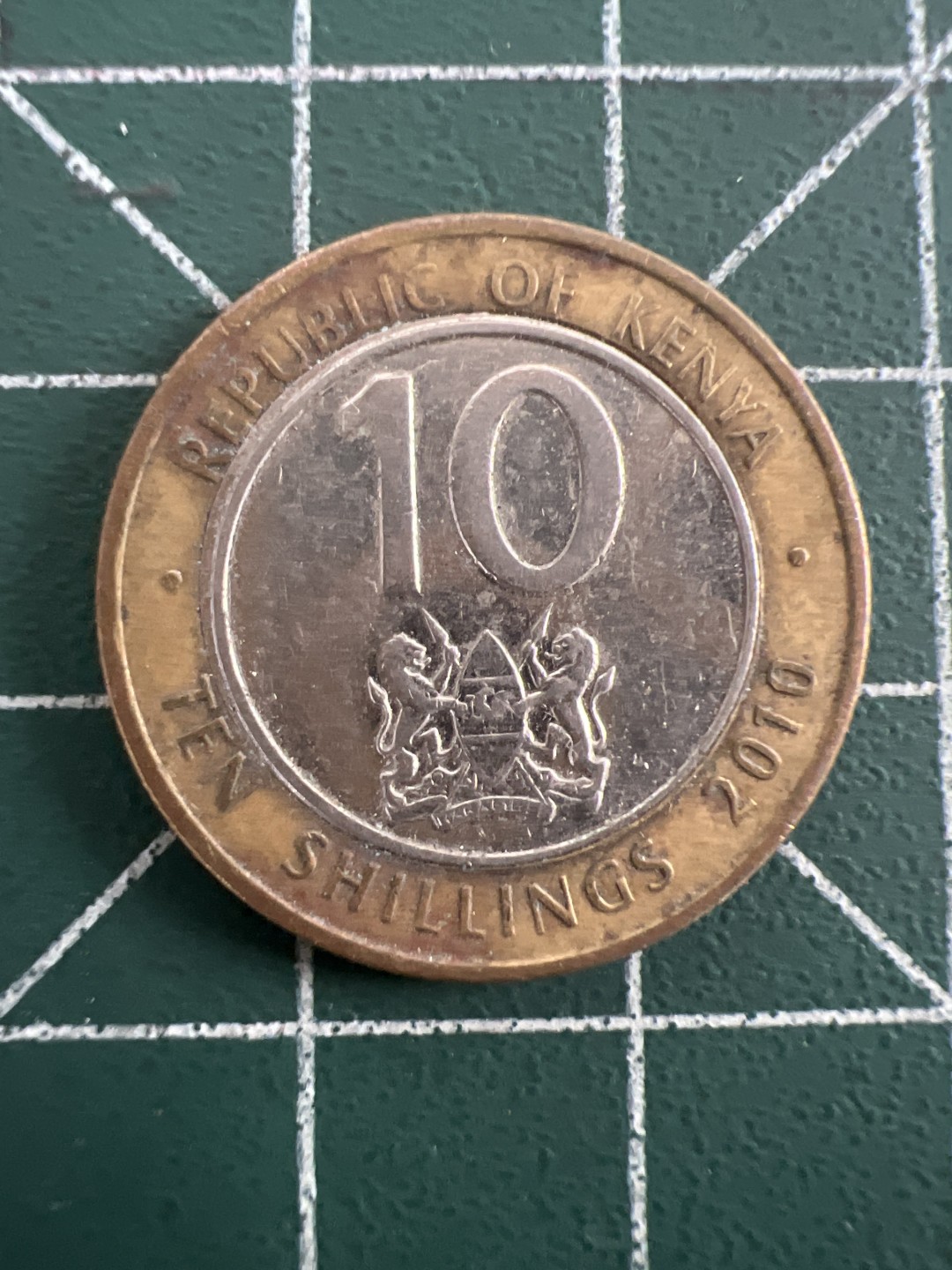 泡泡堂第八十期  世界硬币纪念章邮票专场（无押金，无佣金，捡漏，全场20包邮，偏远地区除外） 肯尼亚十先令老年