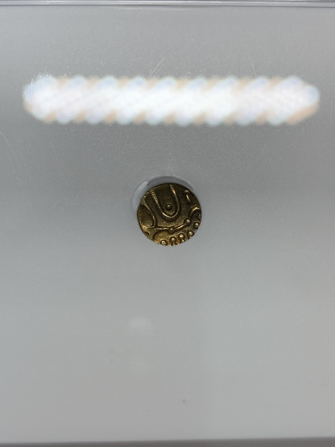 《竞宝斋》第93场-本周日，周一2场连拍（全场不限金额包邮） NGC-MS62 印度坎钦 1795年 FANAM金币 高分好品