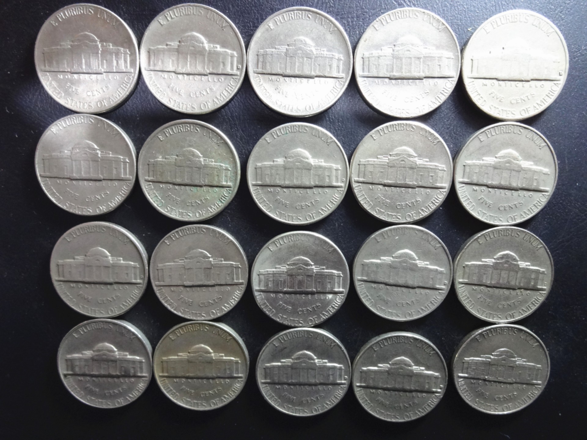 娃娃家-金秋九月首拍第一场 美国5美分- 20枚起拍