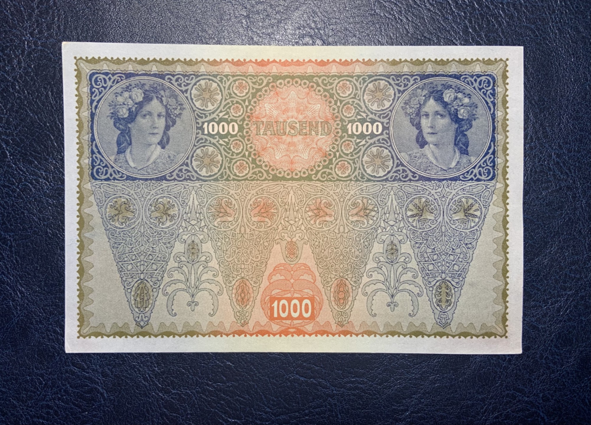 收藏联盟Quantum Auction 第189期中秋拍卖(已更新) 奥地利1902年1000克朗 品相全新UNC 超级大票幅 