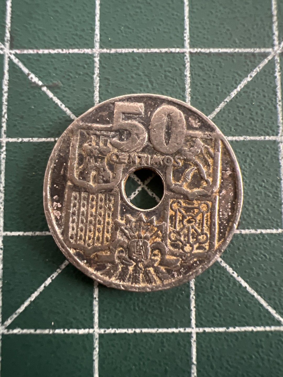 泡泡堂第109期  世界硬币邮票专场（无押金，无佣金，捡漏，全场20包邮，偏远地区除外） 西班牙1949年50分