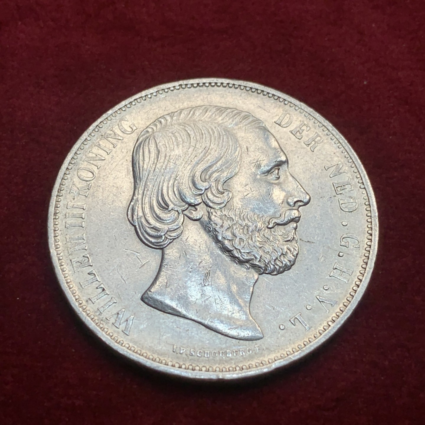 《竞宝斋》第93场-本周日，周一2场连拍（全场不限金额包邮） 荷兰 1872年威廉三世 2.5盾大银币 945高银