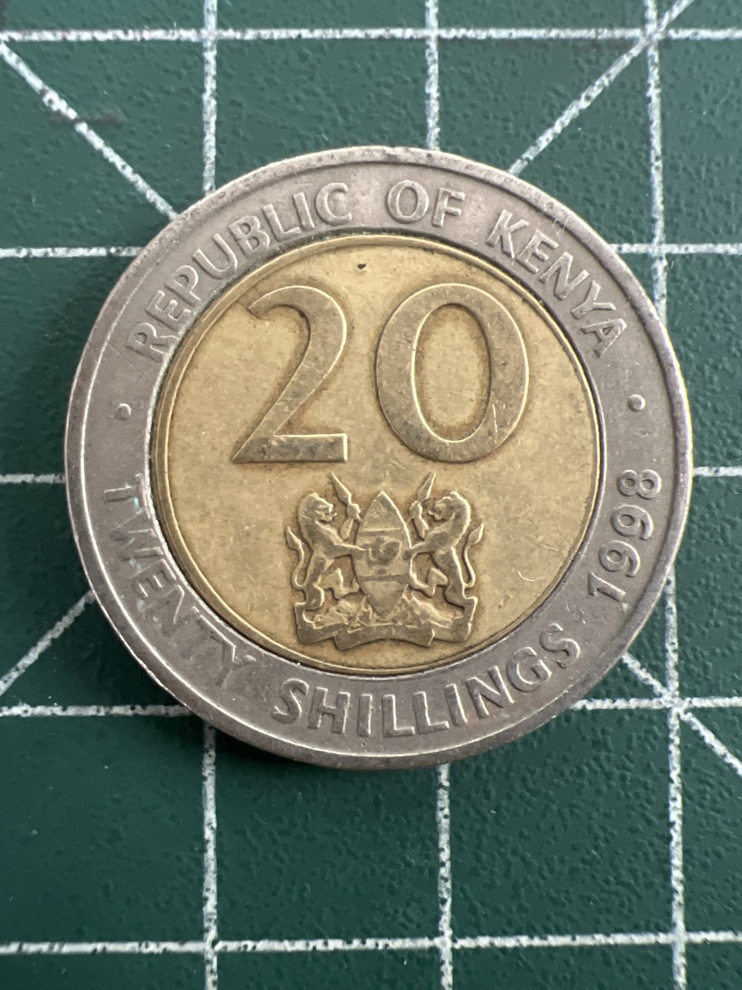 泡泡堂第109期  世界硬币邮票专场（无押金，无佣金，捡漏，全场20包邮，偏远地区除外） 肯尼亚20先令