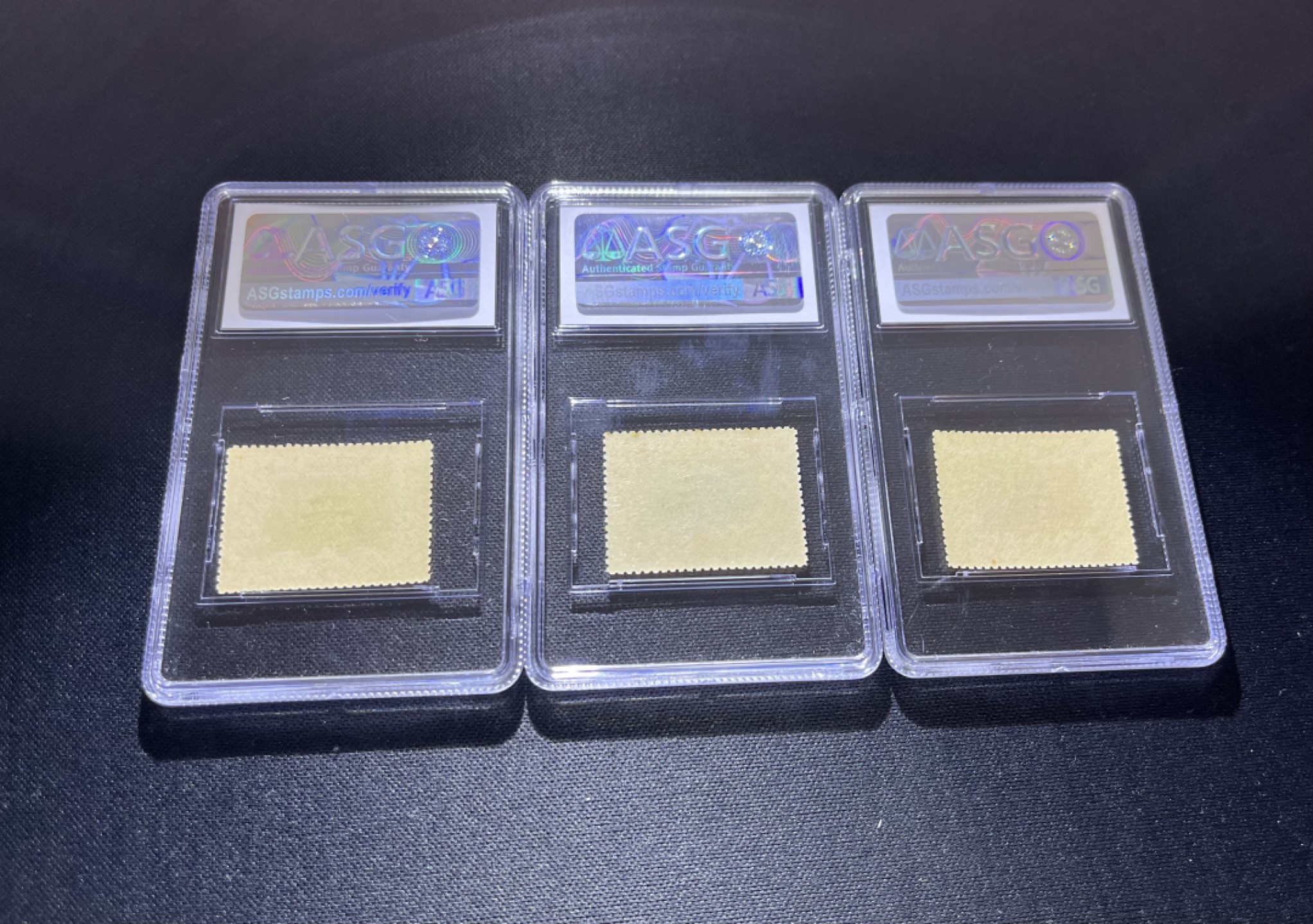 洪涛臻品 精选邮票限时拍卖第二十期 清宣统登基邮票新 ASG评级85分OG，大块精挑送评，105最严格出分，110多年前的邮票，能评到85分实属不易，一套90分的拍下来要六七十元，且拍且珍惜，价值洼地，注意捡漏