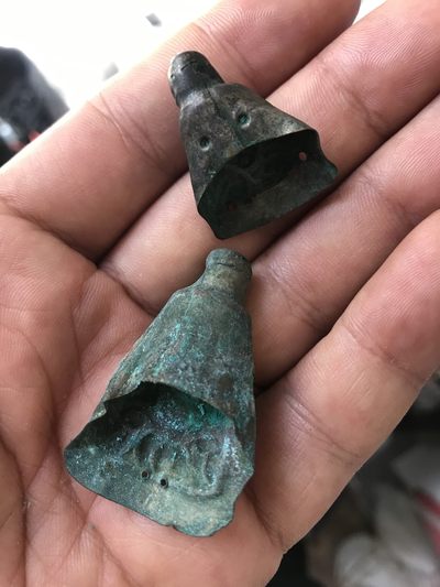 缤纷诚信拍633期 镏银小银人两个一起拍包老