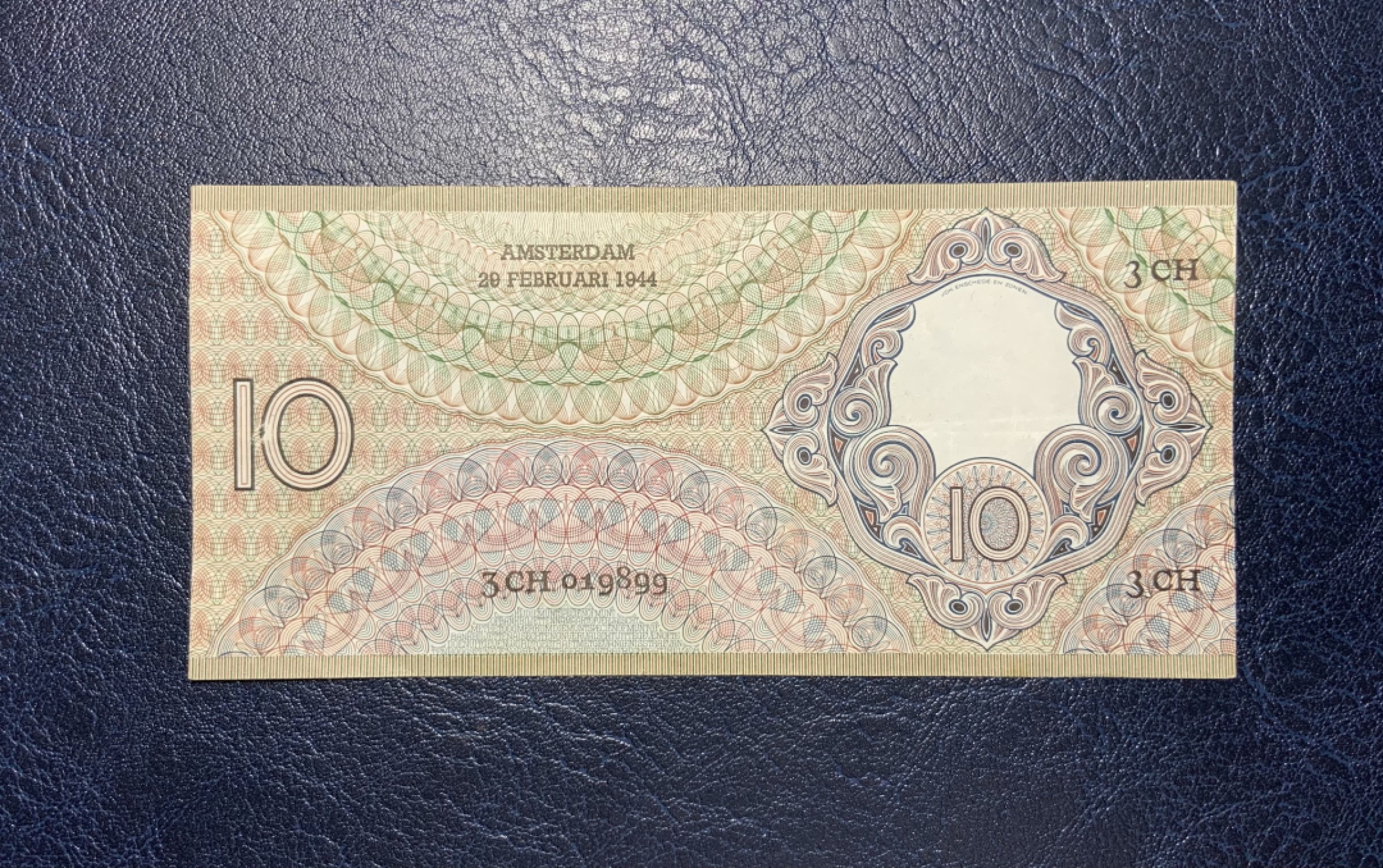 收藏联盟Quantum Auction 第189期中秋拍卖(已更新) 荷兰1944年10盾 非全新 品相XF+ 商会老头