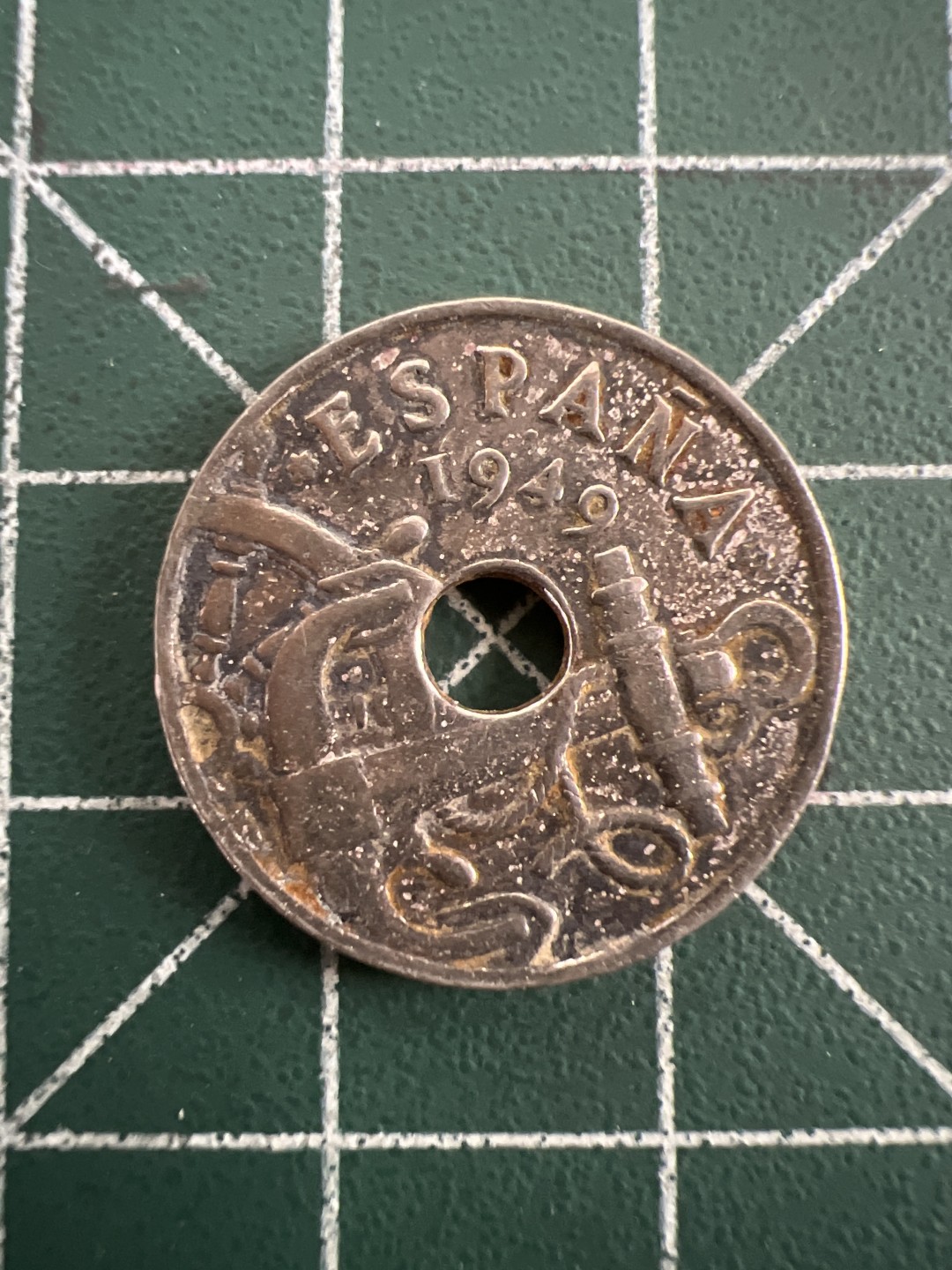 泡泡堂第109期  世界硬币邮票专场（无押金，无佣金，捡漏，全场20包邮，偏远地区除外） 西班牙1949年50分