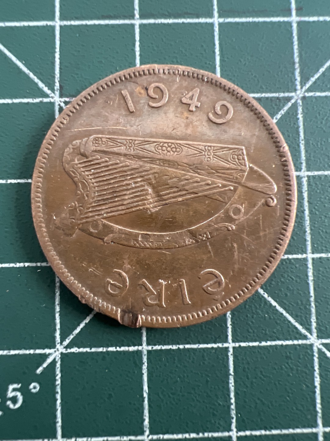 泡泡堂第九十二期  世界硬币纪念章邮票专场（无押金，无佣金，捡漏，全场20包邮，偏远地区除外） 爱尔兰49年大一便士