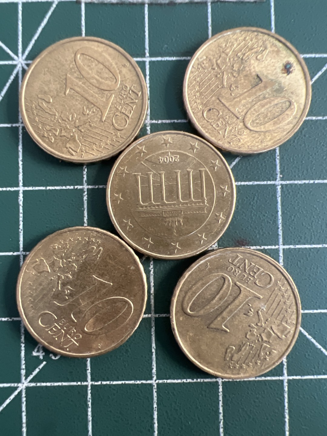 泡泡堂第九十四期  世界硬币专场（无押金，无佣金，捡漏，全场20包邮，偏远地区除外） 十欧分五个