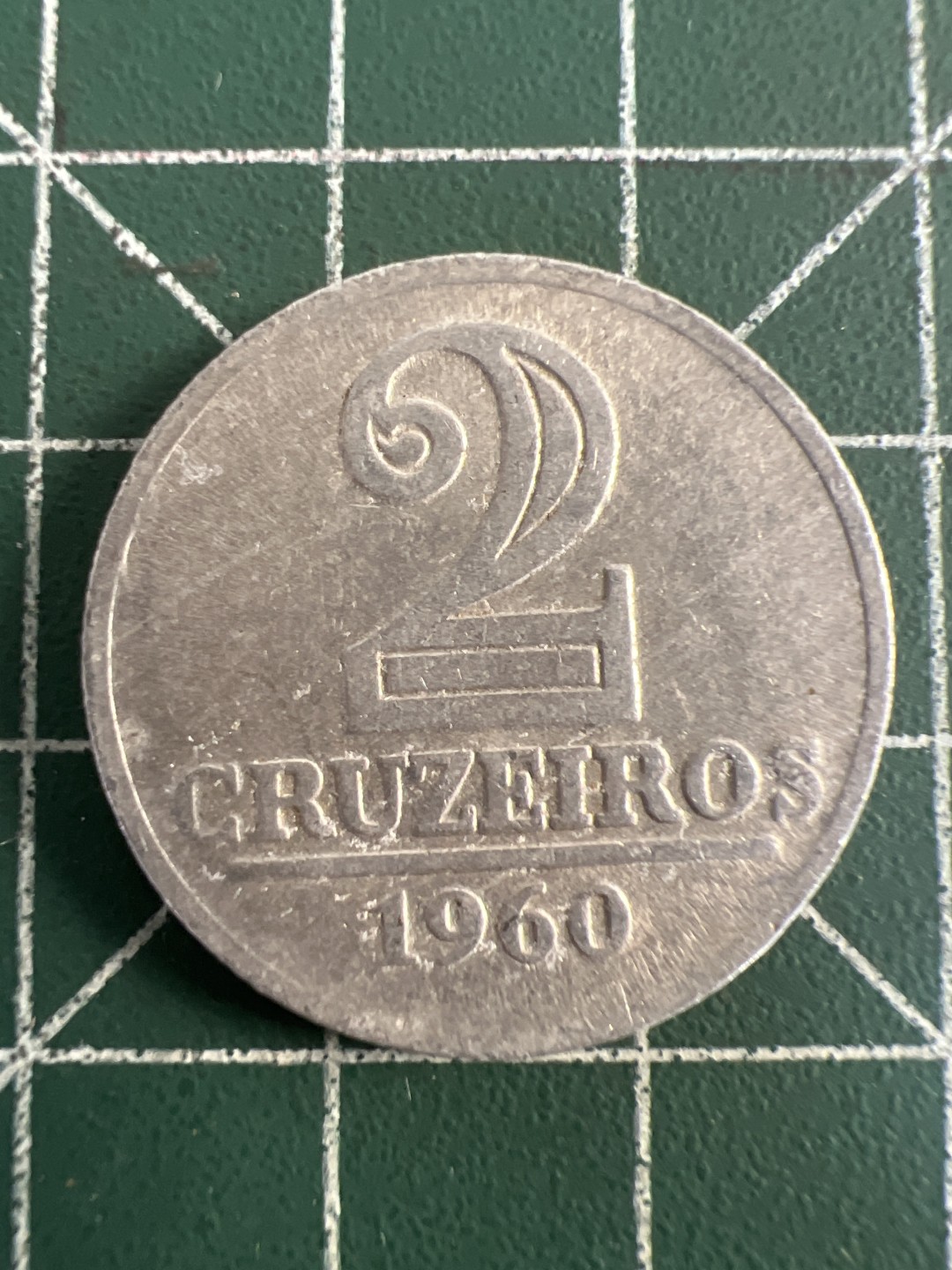 泡泡堂第八十一期  世界硬币专场（无押金，无佣金，捡漏，全场20包邮，偏远地区除外） 巴西1960年2克鲁