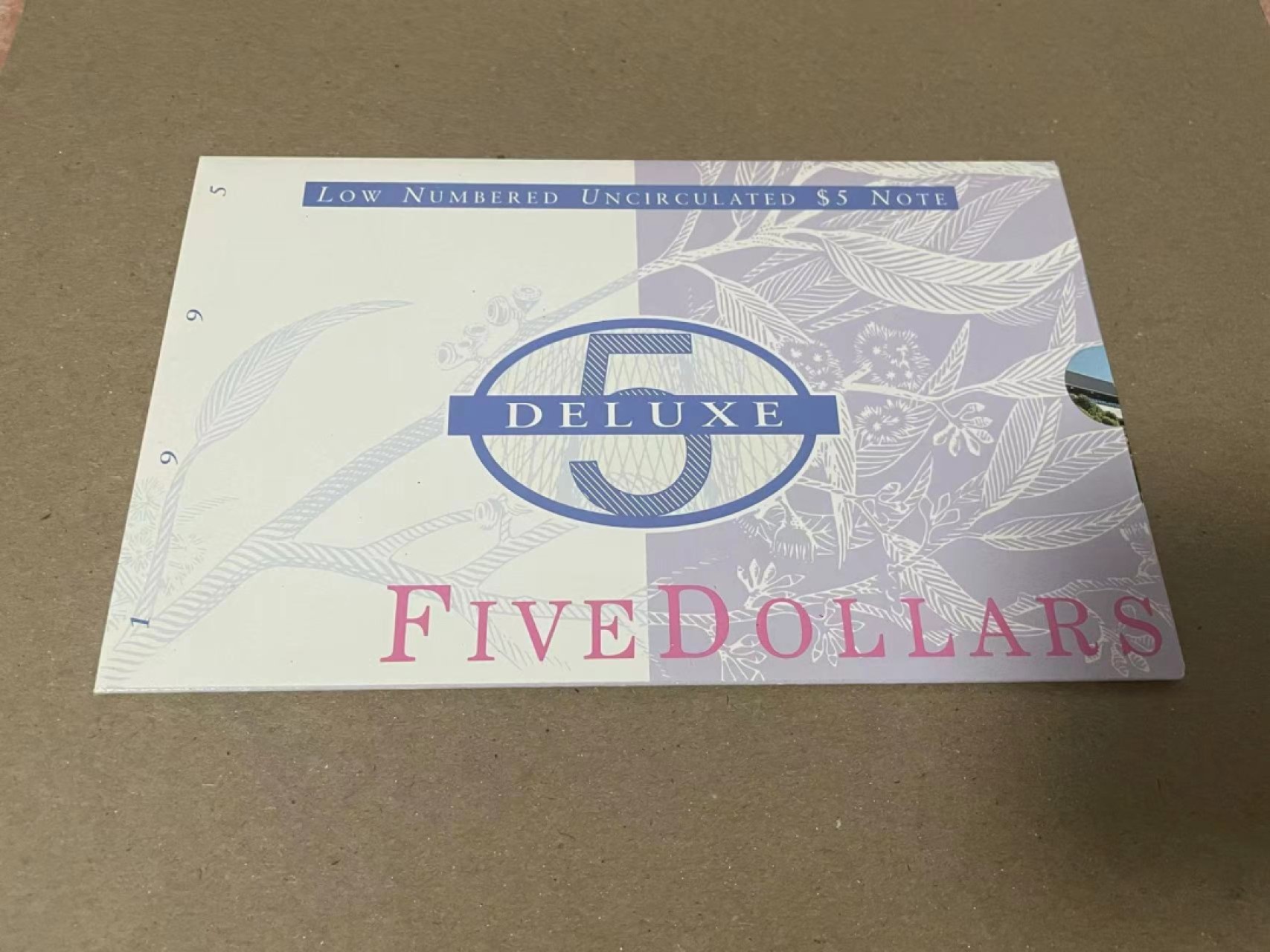 【Blue Auction】✨世界纸币精拍第222期 ——冠军舍那 【AA冠无47】澳大利亚5元塑料钞 带原装册 全新UNC