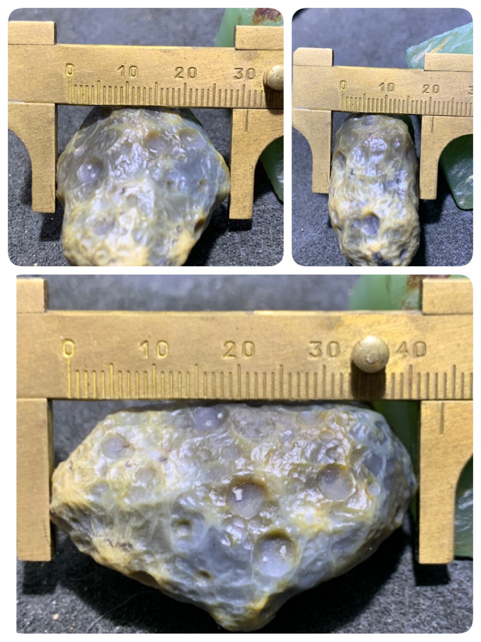 精美阿拉善高玉化蜂窝筋脉石原石一颗，