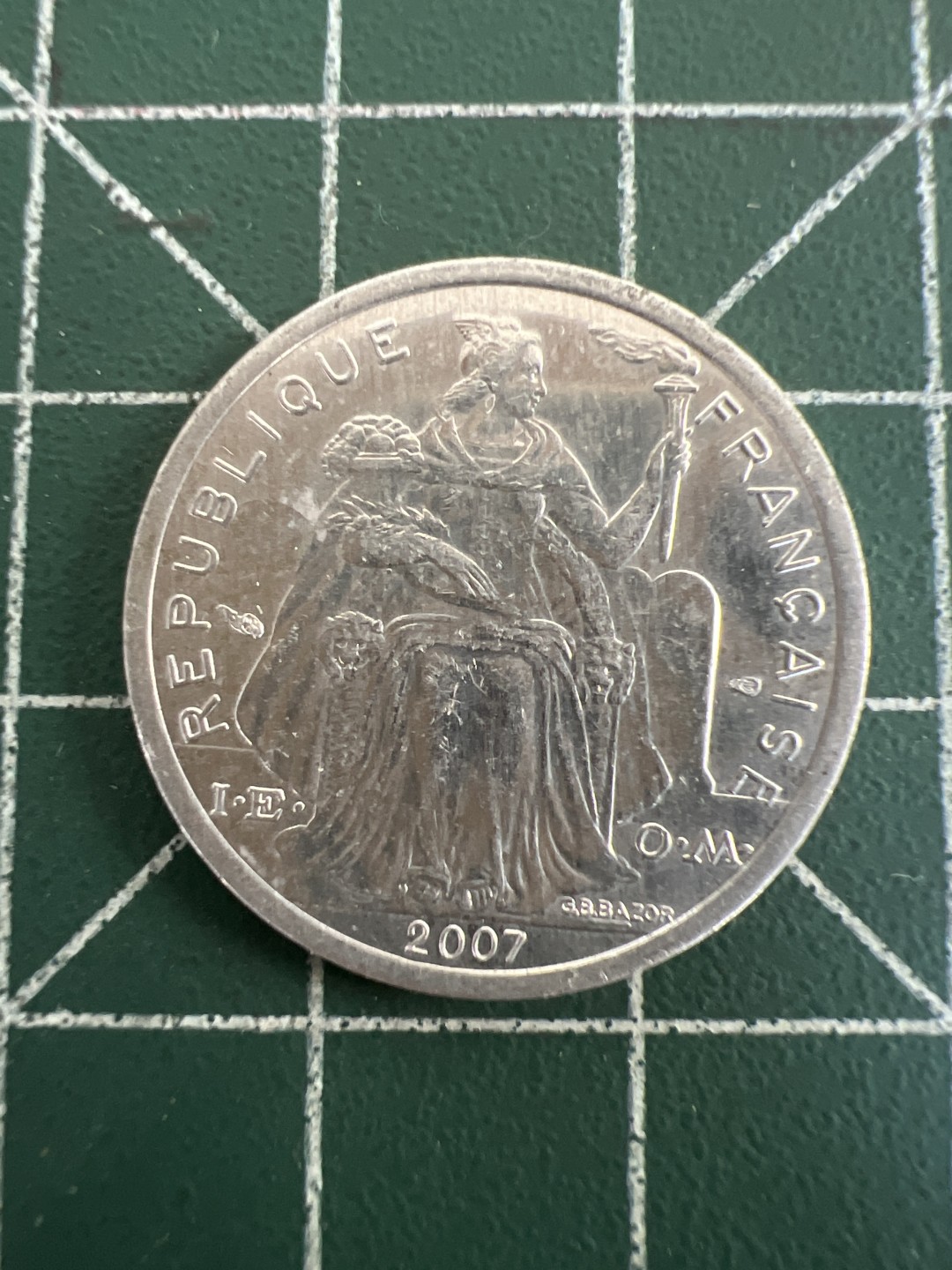 泡泡堂第八十二期  世界硬币纪念章纸币专场（无押金，无佣金，捡漏，全场20包邮，偏远地区除外） 法属波利尼西亚一F