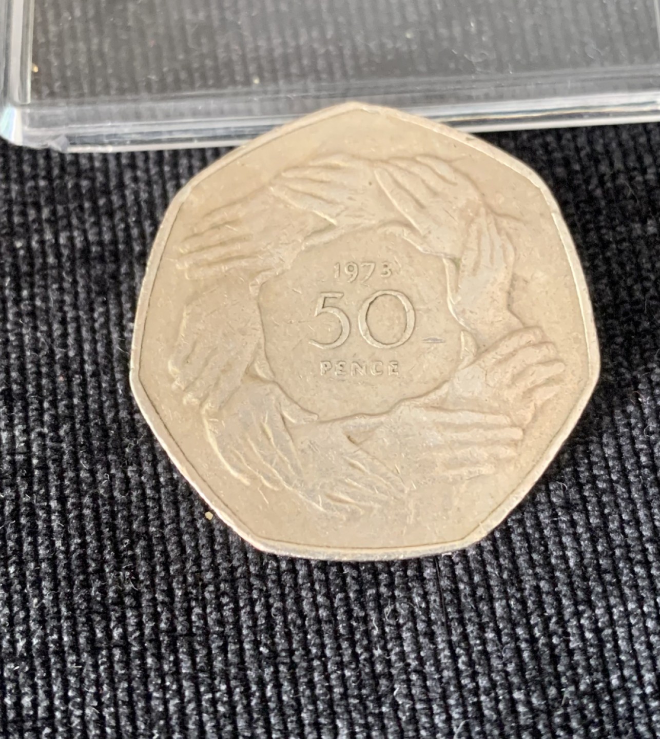 ⚜️圣域骑士收藏团之硬币散币专场 【总第8场】 欧洲 1973年英国🇬🇧50便士纪念币 英国入欧盟纪念