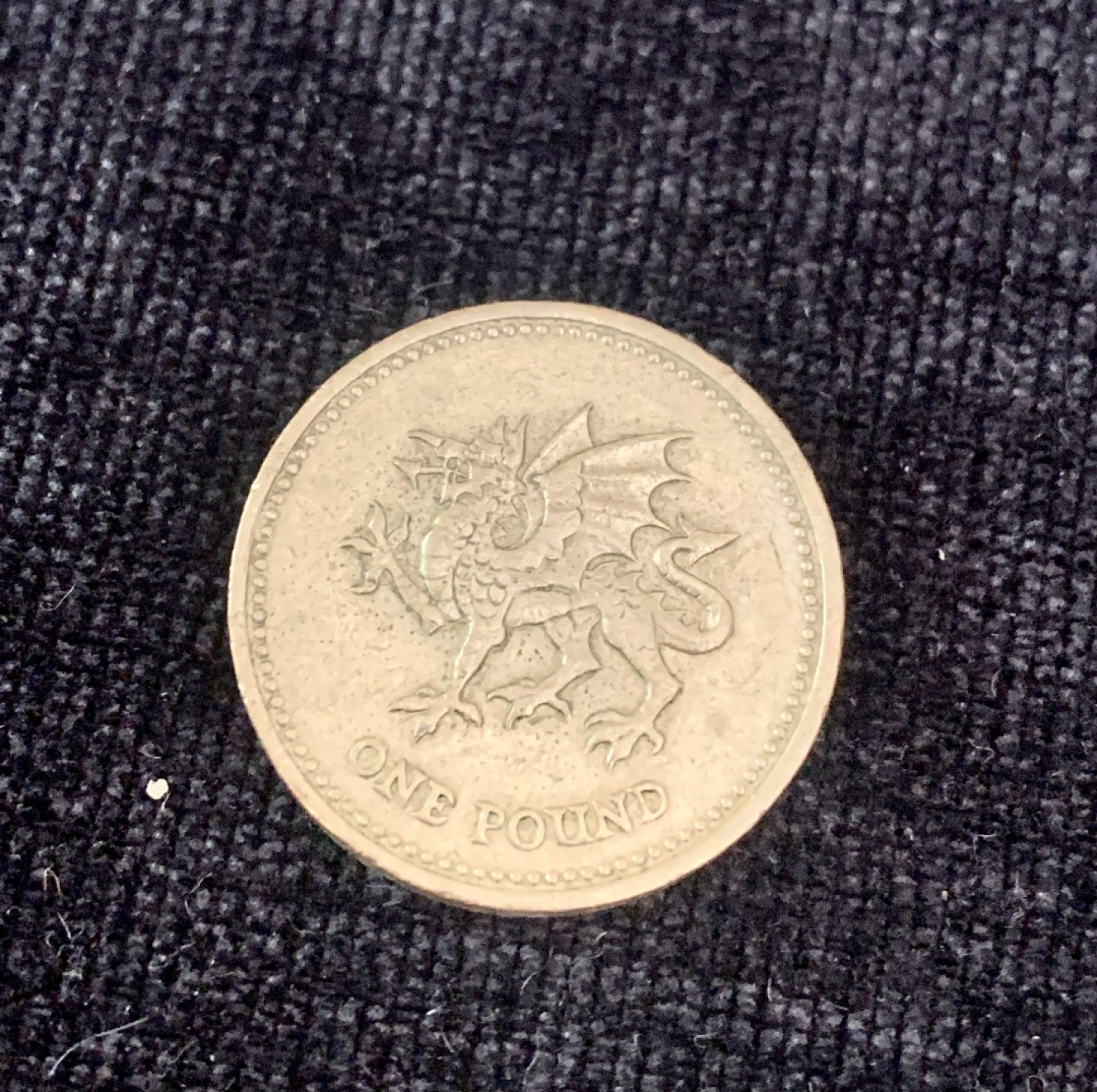 ⚜️圣域骑士收藏团之硬币散币专场 【总第8场】 欧洲 1995年英国🇬🇧1镑流通硬币 威尔士红龙和方冠女王