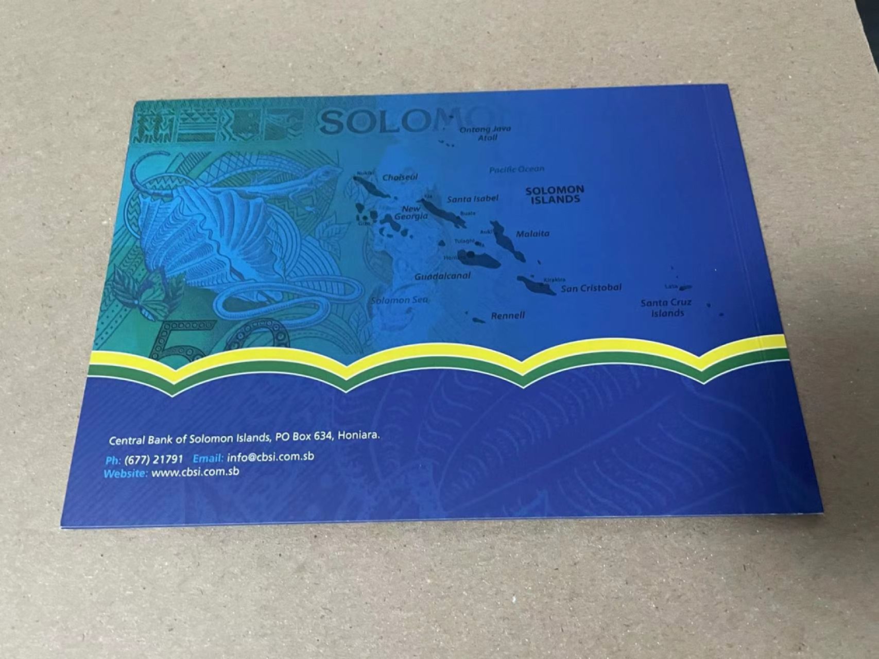 【Blue Auction】✨世界纸币精拍第222期 ——冠军舍那 【A1冠099991靓号】所罗门群岛 50元 带原装册 全新UNC