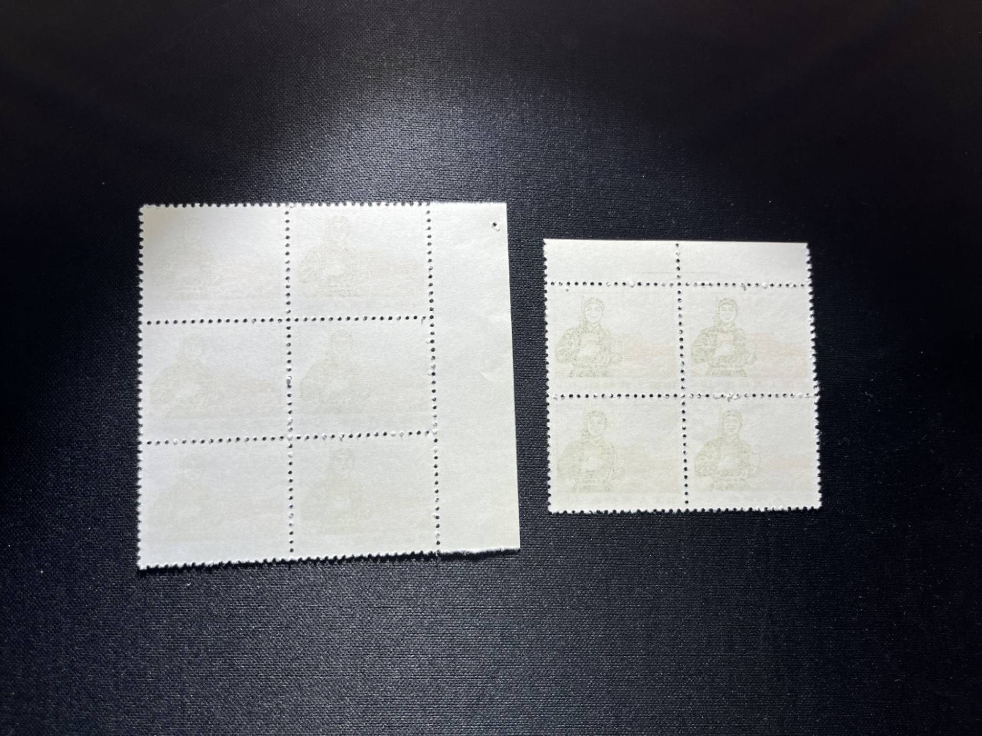 洪涛臻品 精品邮票限时拍卖第二十一期 普无号  10分解放军新  6方连，4方连各一组，版撕嘎嘎绝，文革期间发行的唯一一套普票，特点非常鲜明，光芒四射，集邮册中不可缺少的一组，文革票人气足，潜力大，目前处于价值洼地，版撕精品小票多多益善，全品可评级，所有拍品包过灯，注意捡漏