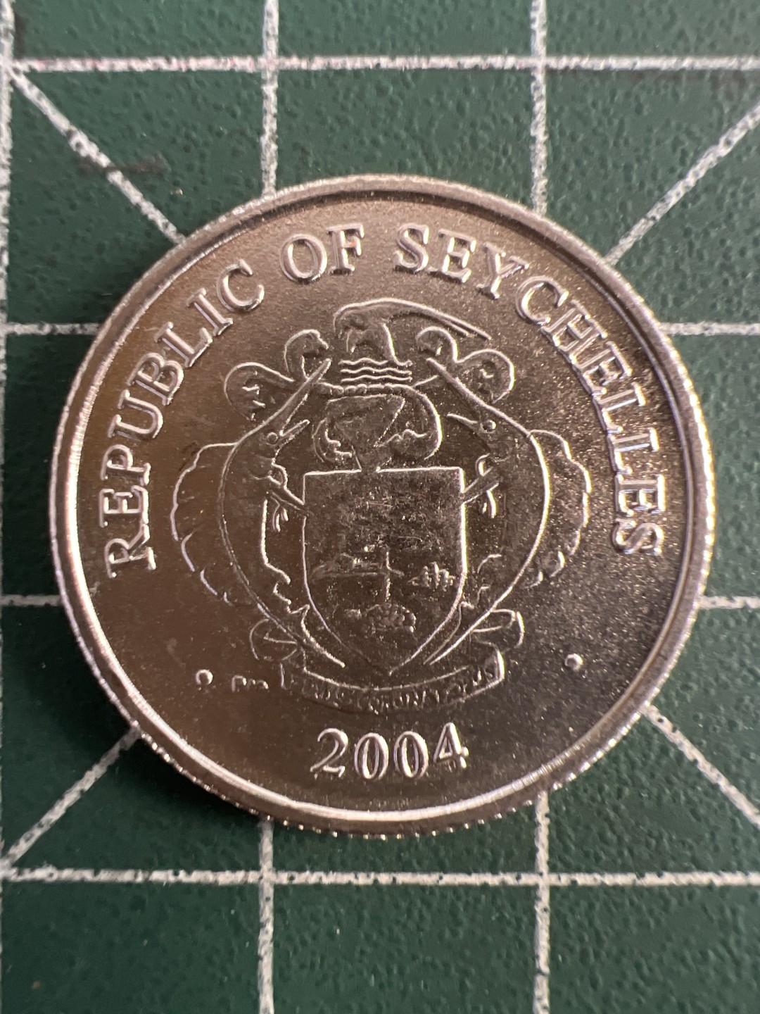 泡泡堂第八十一期  世界硬币专场（无押金，无佣金，捡漏，全场20包邮，偏远地区除外） 塞舌尔25分