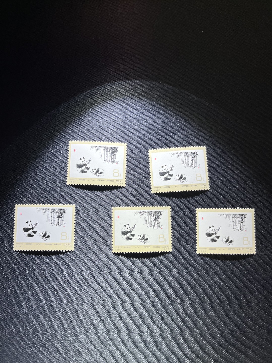 洪涛臻品 精选邮票限时拍卖第二十二期 编号熊猫N59  6枚，版撕全品嘎嘎绝，齿孔非常新，背面雪白，不是老赵所谓的全品能比的，编号精品小票，只要品相够好，多多益善，所有拍品包过灯，注意捡漏