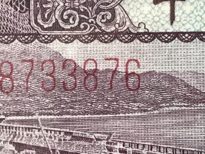 缤纷开心拍540期 空心水印水坝倒顺子876一张，天印评级