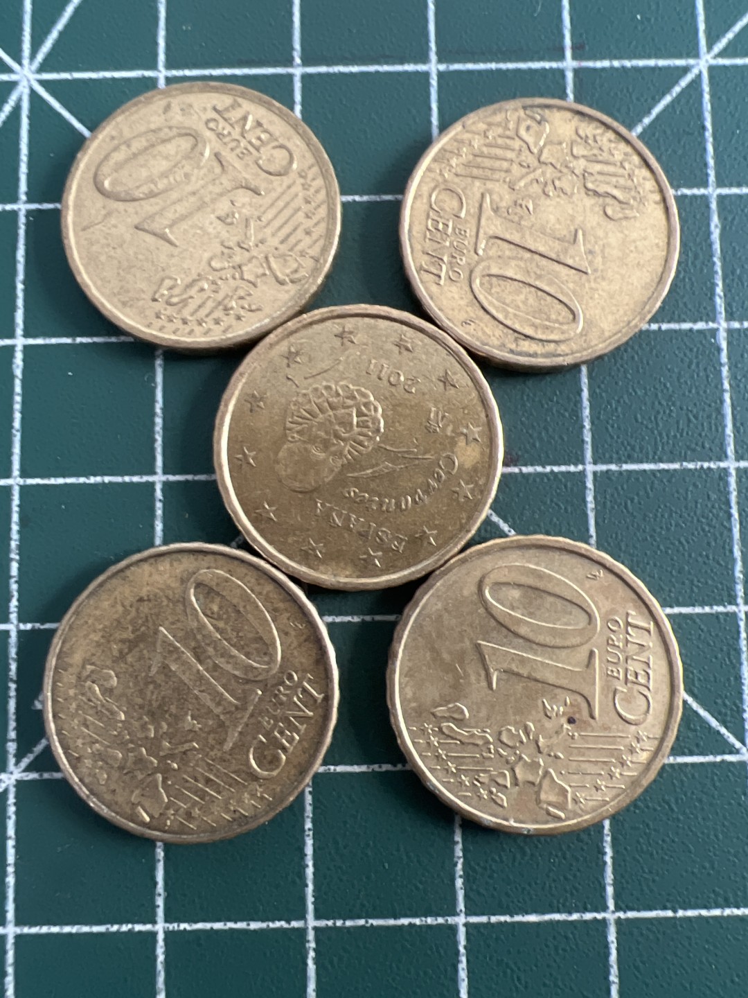 泡泡堂第八十三期  世界硬币邮票专场（无押金，无佣金，捡漏，全场20包邮，偏远地区除外） 十欧分5个