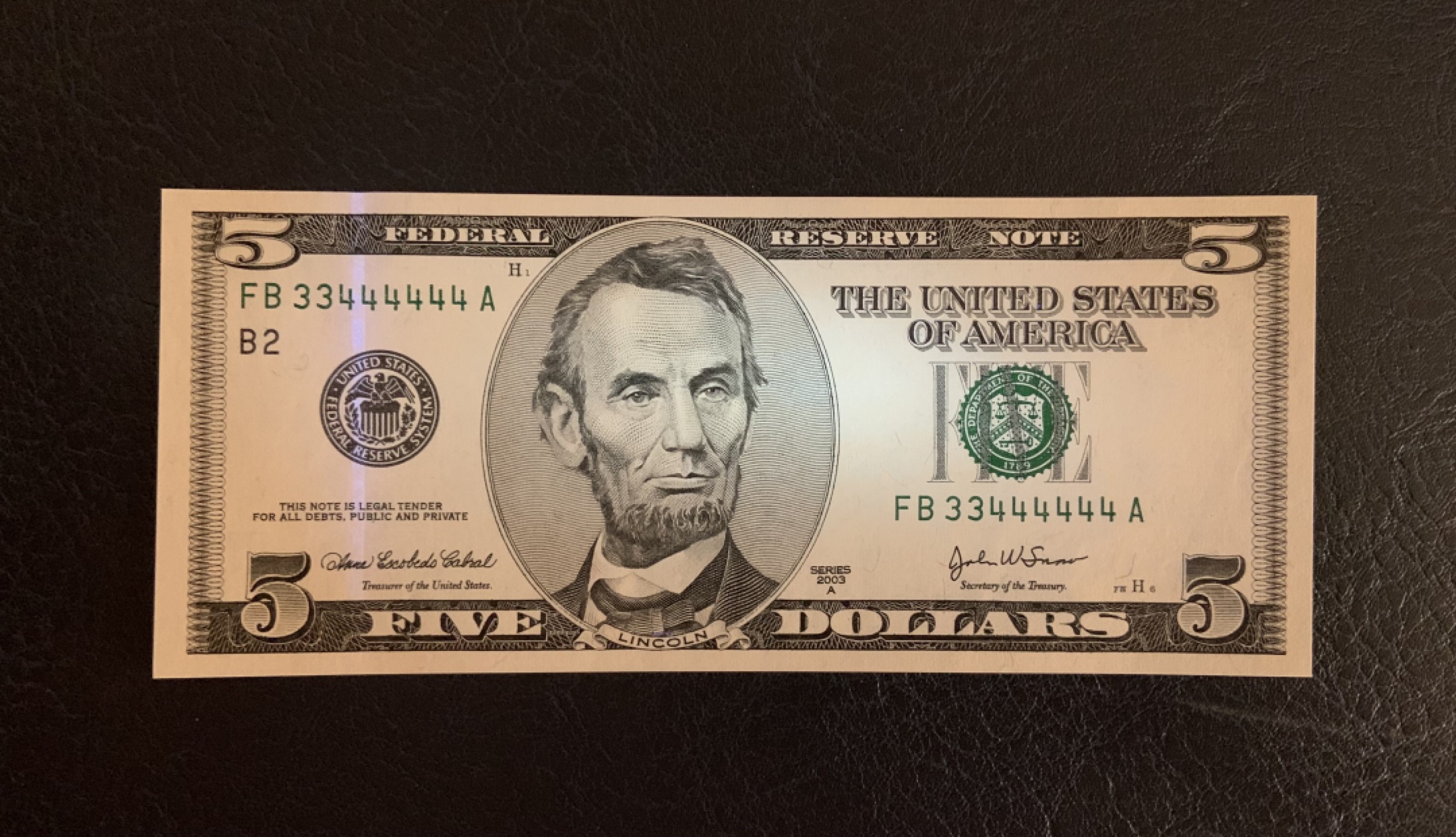 收藏联盟Quantum Auction 第189期中秋拍卖(已更新) 美国2003年5美元 品相全新unc 尾六同大象号 