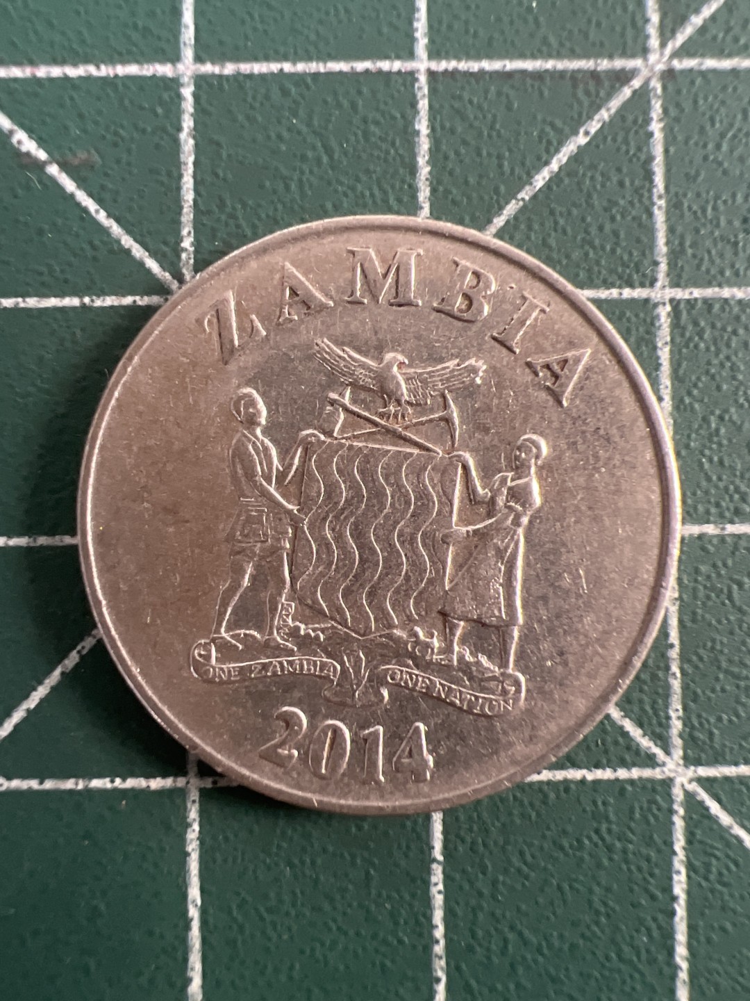 泡泡堂第九十五期  世界硬币专场（无押金，无佣金，捡漏，全场20包邮，偏远地区除外） 赞比亚一元