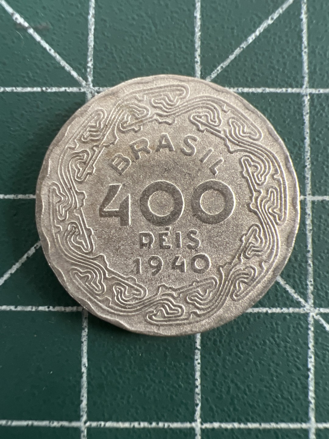 泡泡堂第八十三期  世界硬币邮票专场（无押金，无佣金，捡漏，全场20包邮，偏远地区除外） 巴西40年400瑞斯