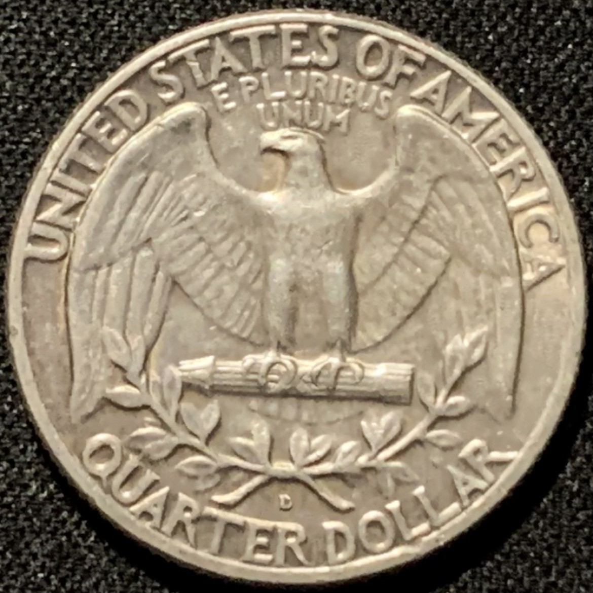 紫瑗钱币——第206期拍卖 美国 1964年 华盛顿 25美分 6.25克 0.9银