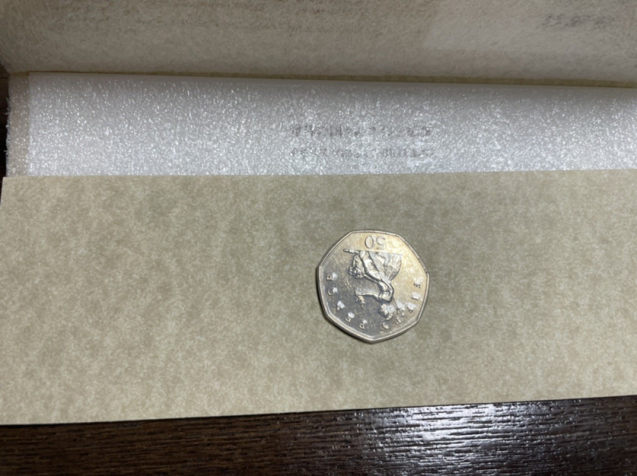富兰克林原装世界纸币硬币套装专场第一场 英国D序列5镑纸币unc硬币bu