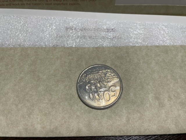 富兰克林原装世界纸币硬币套装专场第一场 新西兰纸币unc硬币bu