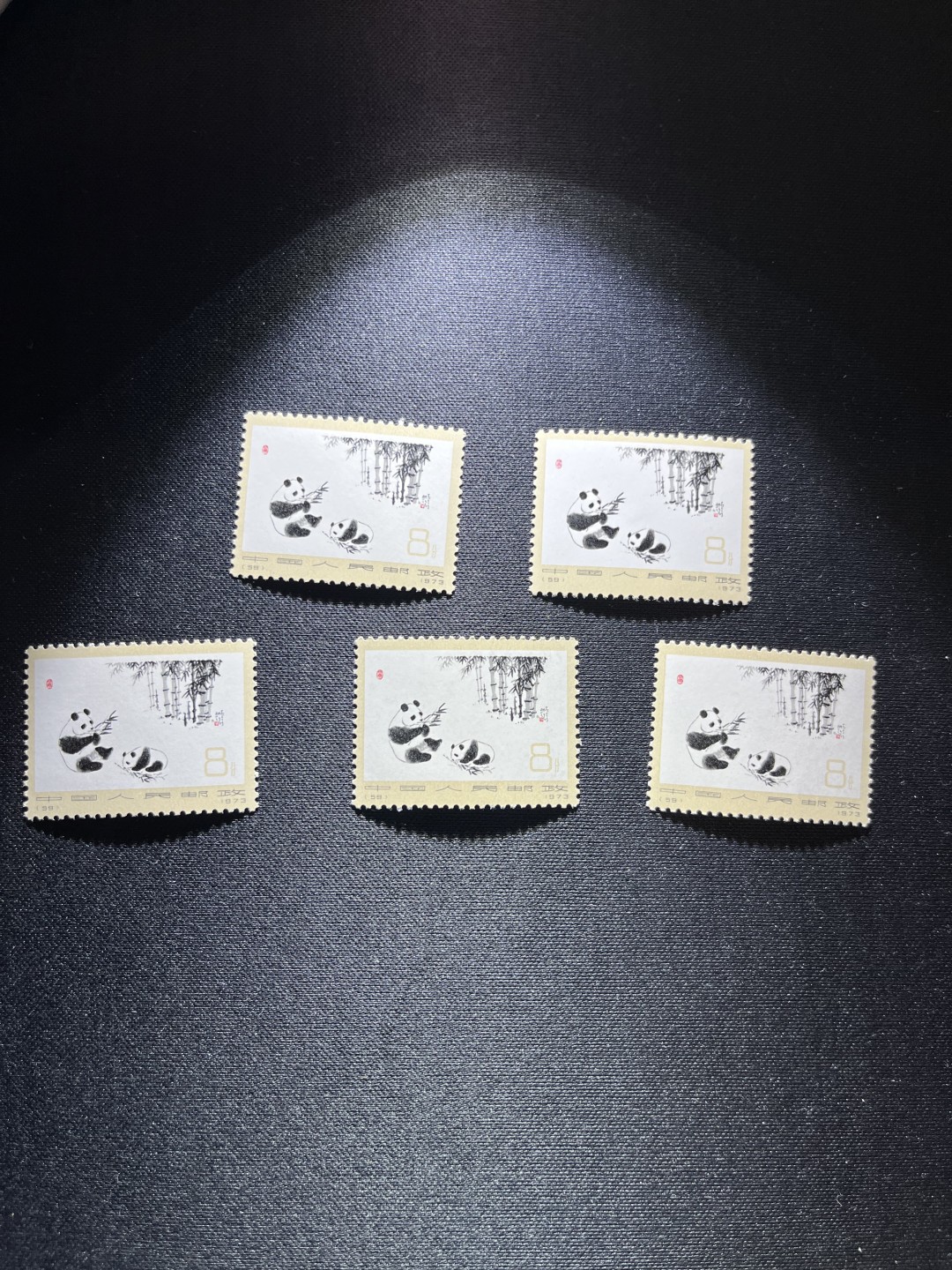 洪涛臻品 精选邮票限时拍卖第二十四期 编号熊猫N59  6枚，版撕全品嘎嘎绝，齿孔非常新，背面雪白，不是赵涌所谓的全品能比的，所有拍品包过灯，全品可评级，注意捡漏