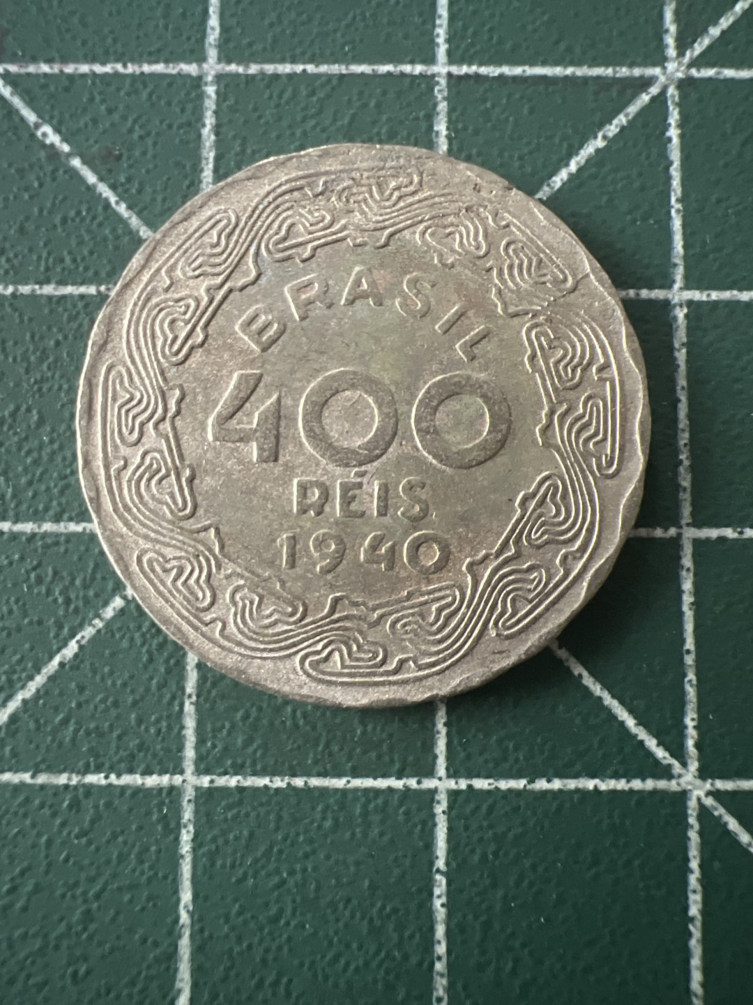 泡泡堂第九十三期  世界硬币纪念章邮票专场（无押金，无佣金，捡漏，全场20包邮，偏远地区除外） 巴西40年400瑞斯