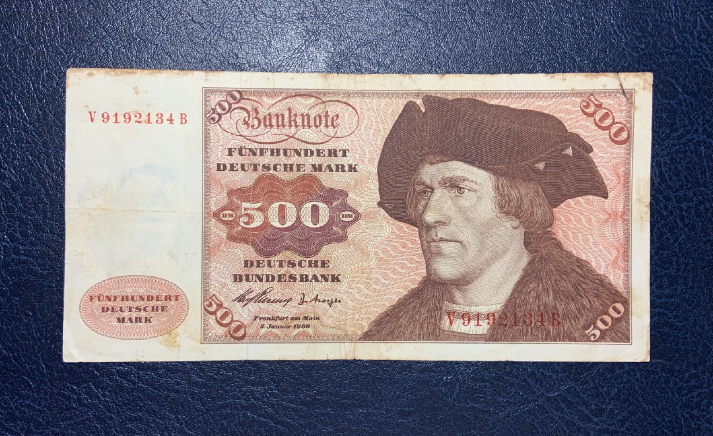 收藏联盟Quantum Auction 第190期拍卖(已更新) 德国联邦1960年500马克 非全新 品相如图 稀少首发年份