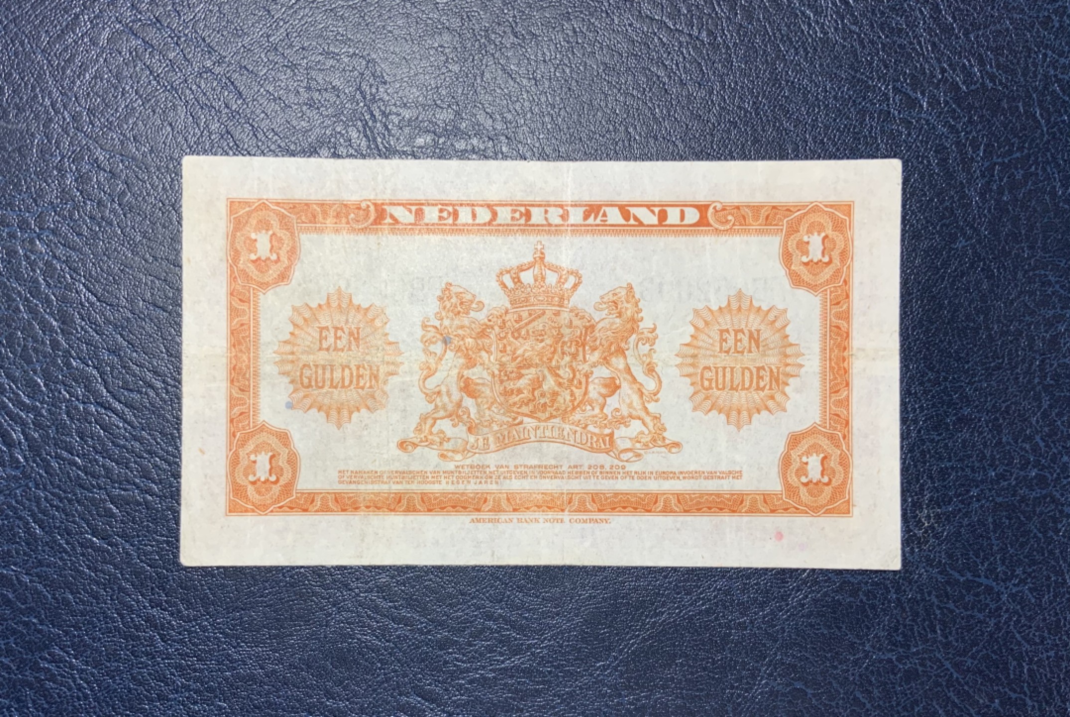 收藏联盟Quantum Auction 第190期拍卖(已更新) 荷兰1943年1盾 非全新的品相如图