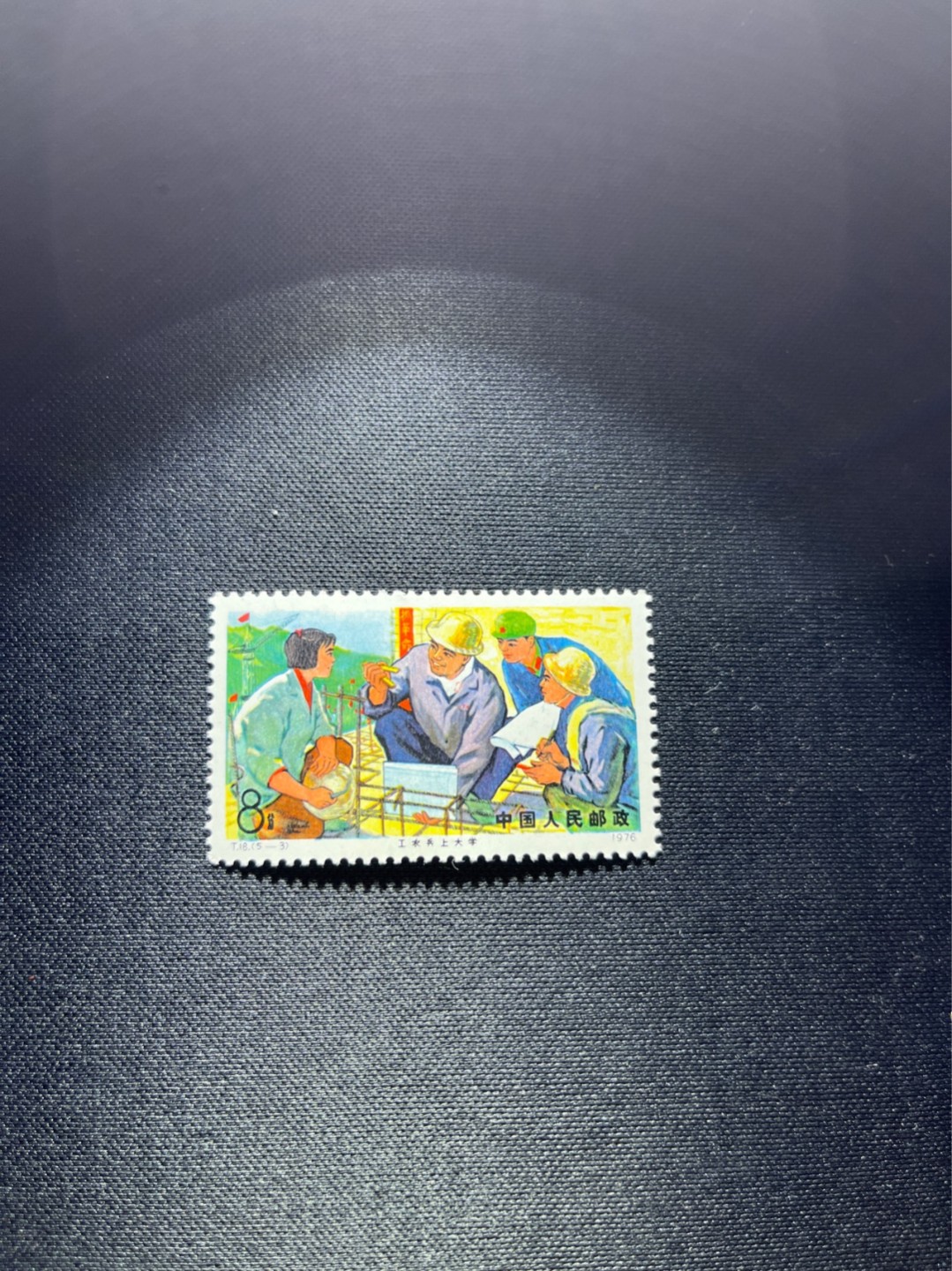 洪涛臻品 精选邮票限时拍卖第二十五期 T18上大学总筋 5-3新一枚，版撕全品嘎嘎绝，一套价格400多，一枚差不多顶一套，收藏级品相，居中好全品可评级，最后一枚，注意捡漏