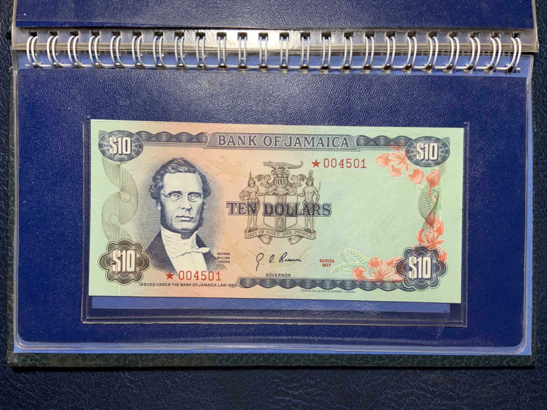 收藏联盟Quantum Auction 第190期拍卖(已更新) 牙买加1977年1-10元同号纸币 品相全新UNC  官方限量发行7500套收藏纪念册