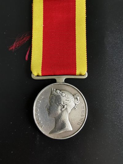 盛世勋华——号角文化勋章专场拍卖第49期 - 英国1840-1842年第一次鸦片战争奖章 带边铭 授予第49步兵团