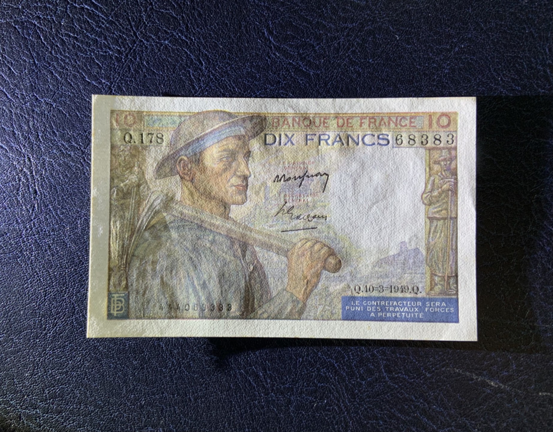 收藏联盟Quantum Auction 第190期拍卖(已更新) 法国1949年5法郎 品相UNC-