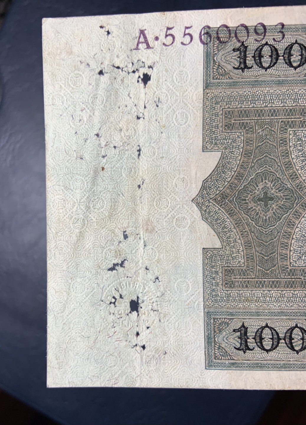 收藏联盟Quantum Auction 第190期拍卖(已更新) 德国1924年100马克 非全新 品相如图 首发A冠