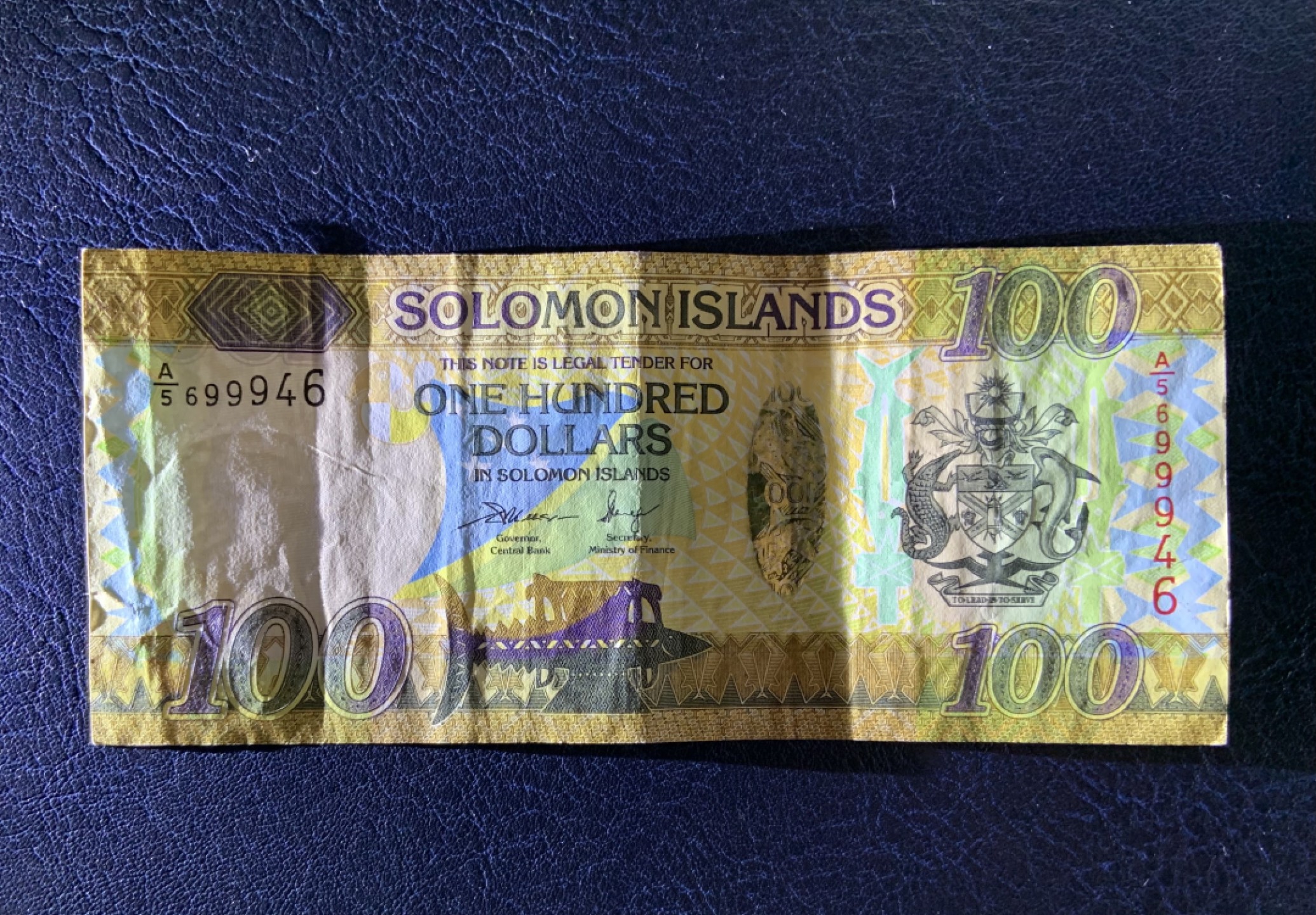 收藏联盟Quantum Auction 第190期拍卖(已更新) 所罗门群岛2015年100元 非全新 品相如图