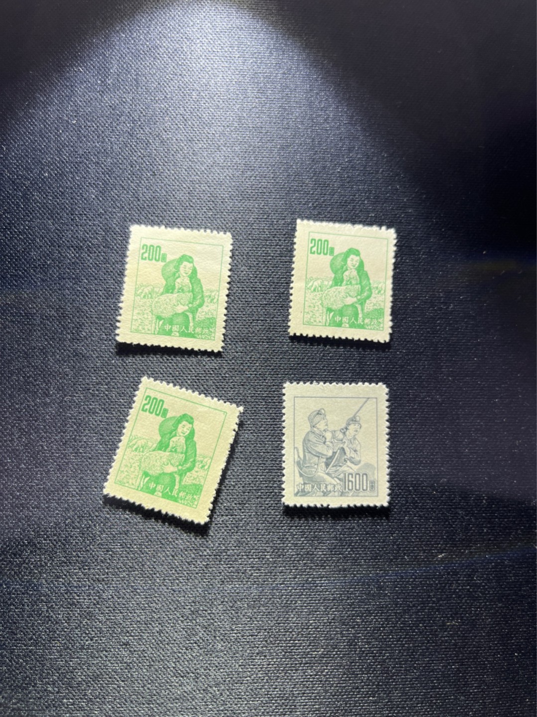 洪涛臻品 精选邮票限时拍卖第二十五期 普6  4枚，上品，1953年发行，注意捡漏