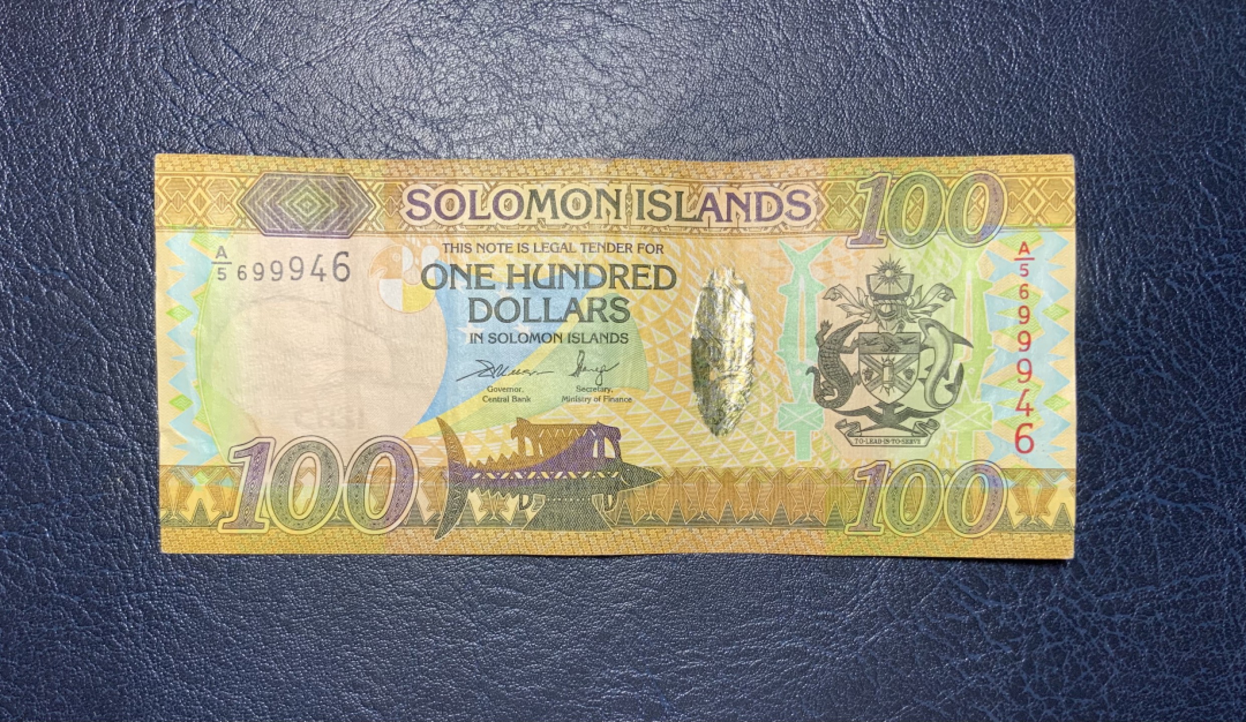 收藏联盟Quantum Auction 第190期拍卖(已更新) 所罗门群岛2015年100元 非全新 品相如图