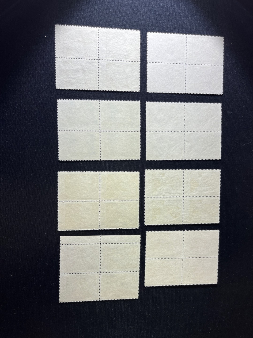 洪涛臻品 精选邮票限时拍卖第二十六期 特8经济建设大套票，4方连一组，版撕全品嘎嘎绝，收藏级品质，状态极佳，不是某涌所谓的全品可以比的，8枚大套票，普通全品好买，版撕嘎嘎绝全品不好碰，喜欢不要错过，评级品相