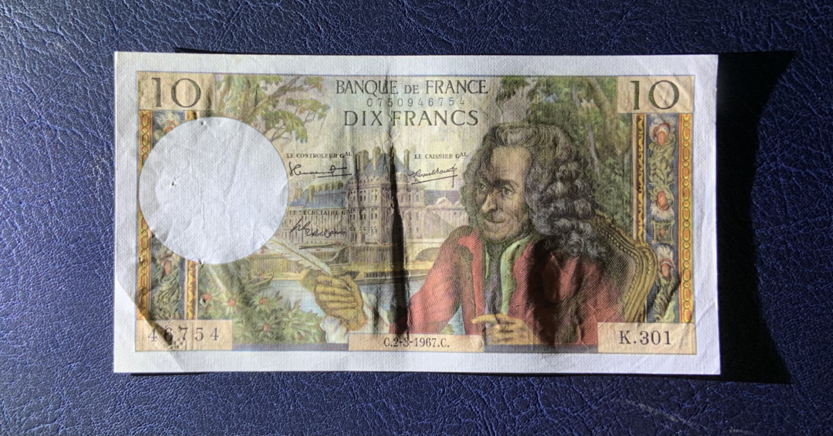 收藏联盟Quantum Auction 第191期拍卖(再次更新) 法国1967年10法郎 非全新 品相如图 