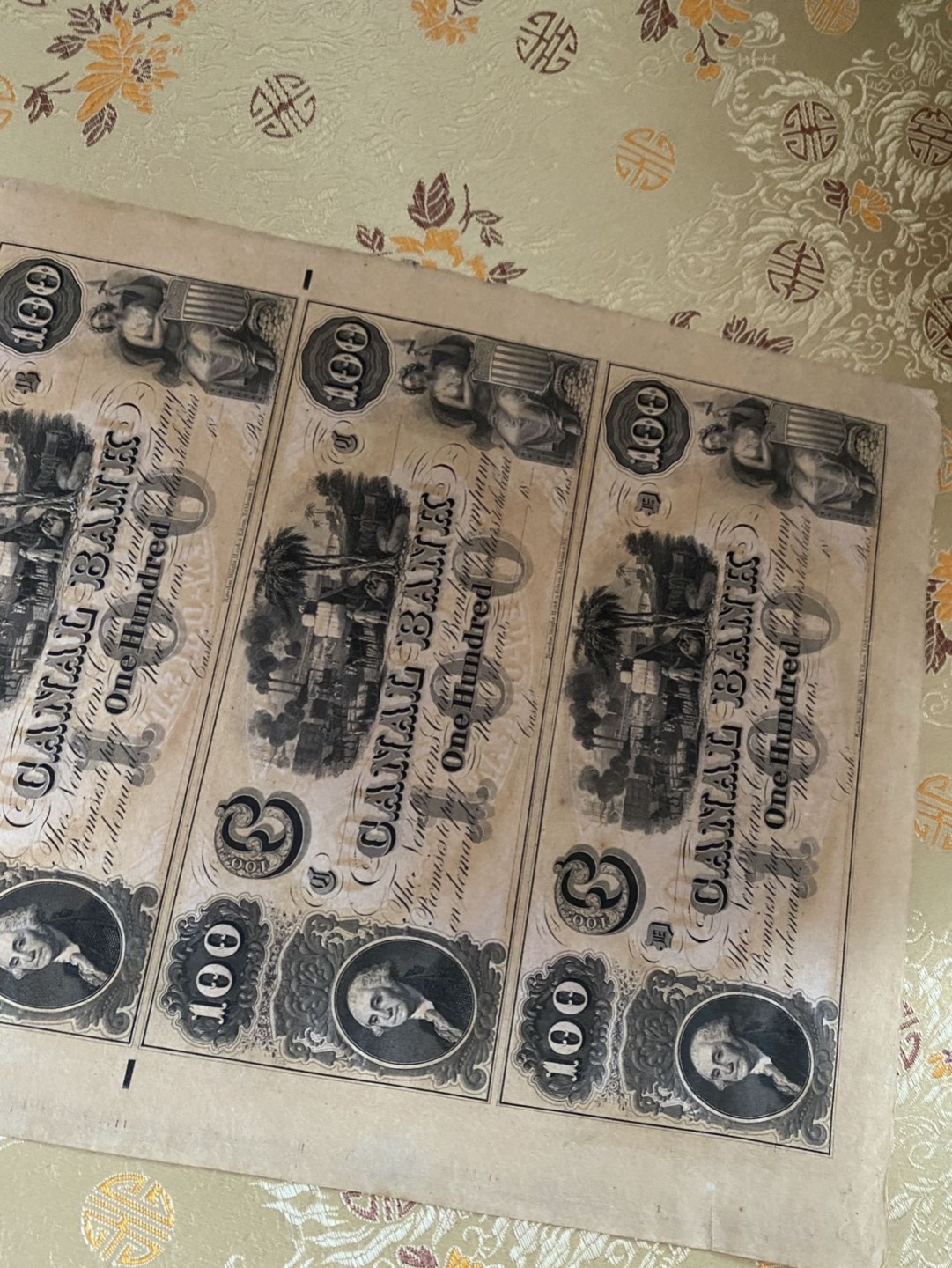 收藏联盟Quantum Auction 第191期拍卖(再次更新) 美国19世纪康奈尔银行4连体100元 品相全新UNC 极稀少 160年历史古钞历经南部内战 大票幅很难保存