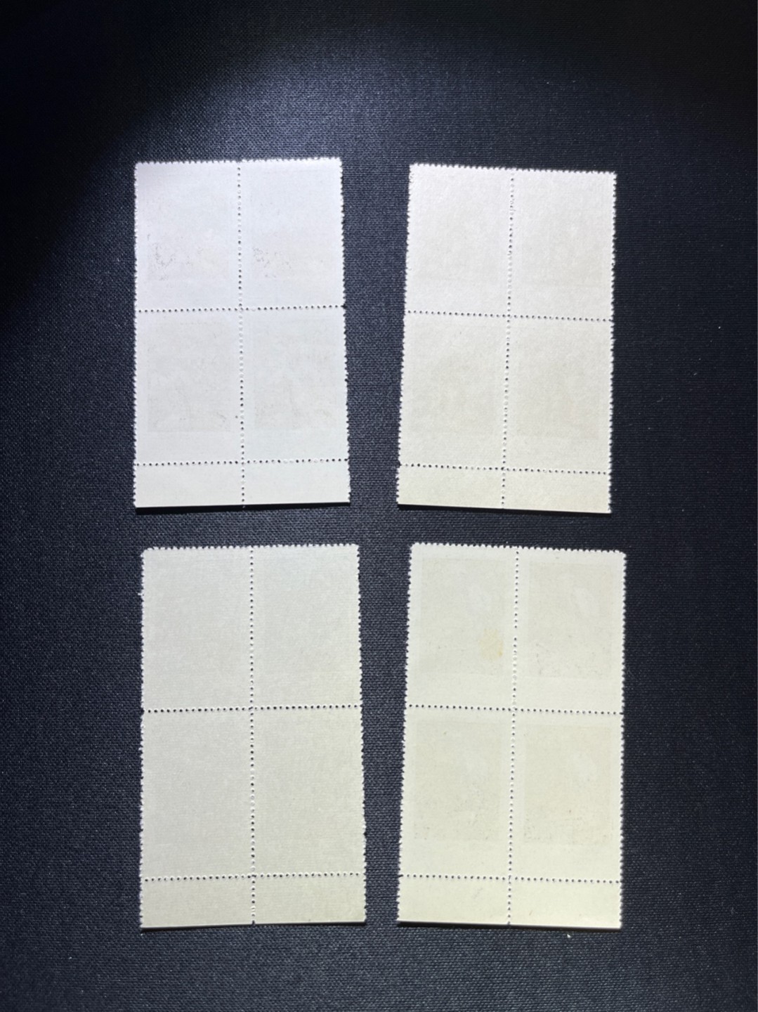 洪涛臻品 精选邮票限时拍卖第二十六期 特20农业合作化 版撕4方连，下边纸一组，版撕嘎嘎绝，个别背面轻微原始油墨印，不影响品相。非常受欢迎的一套票，嘎嘎绝的品相让人爱不释手，不是某涌所谓的全品可以比的，全品可评级，注意捡漏！