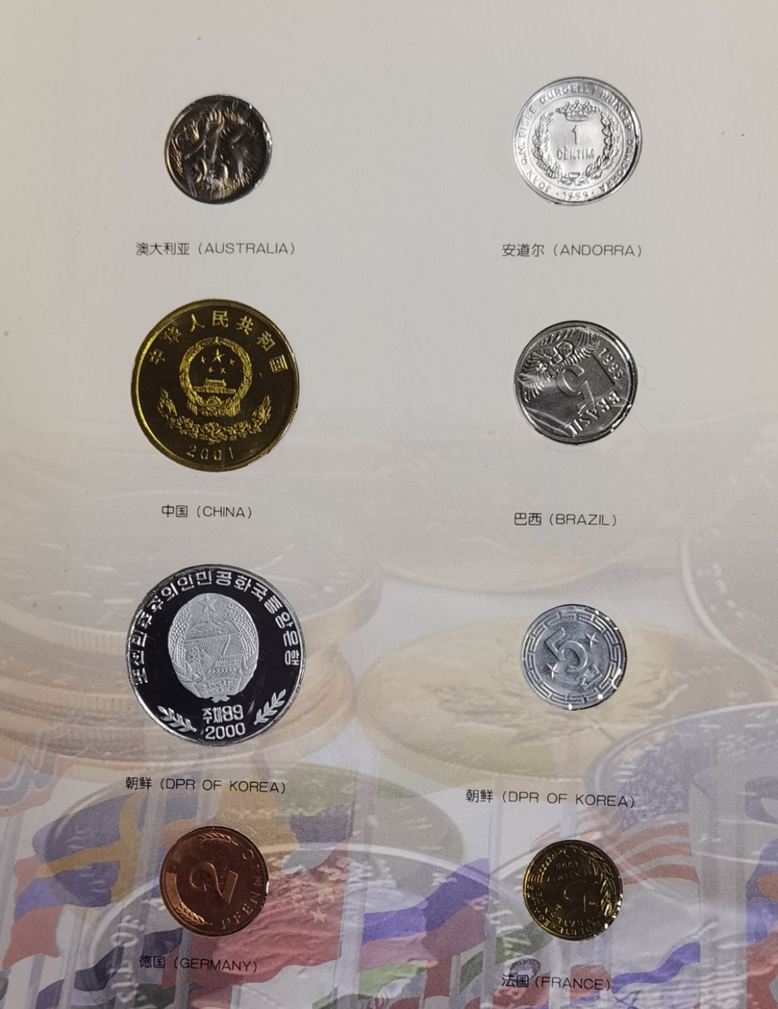北京马甸外国币专卖微拍第八十四期，外国非贵金属流通币，纪念币专场，加中国近年邮票若干，陆续上新，欢迎关注 2001年中国金币总公司发行北京钱币博览会钱币护照纪念册
