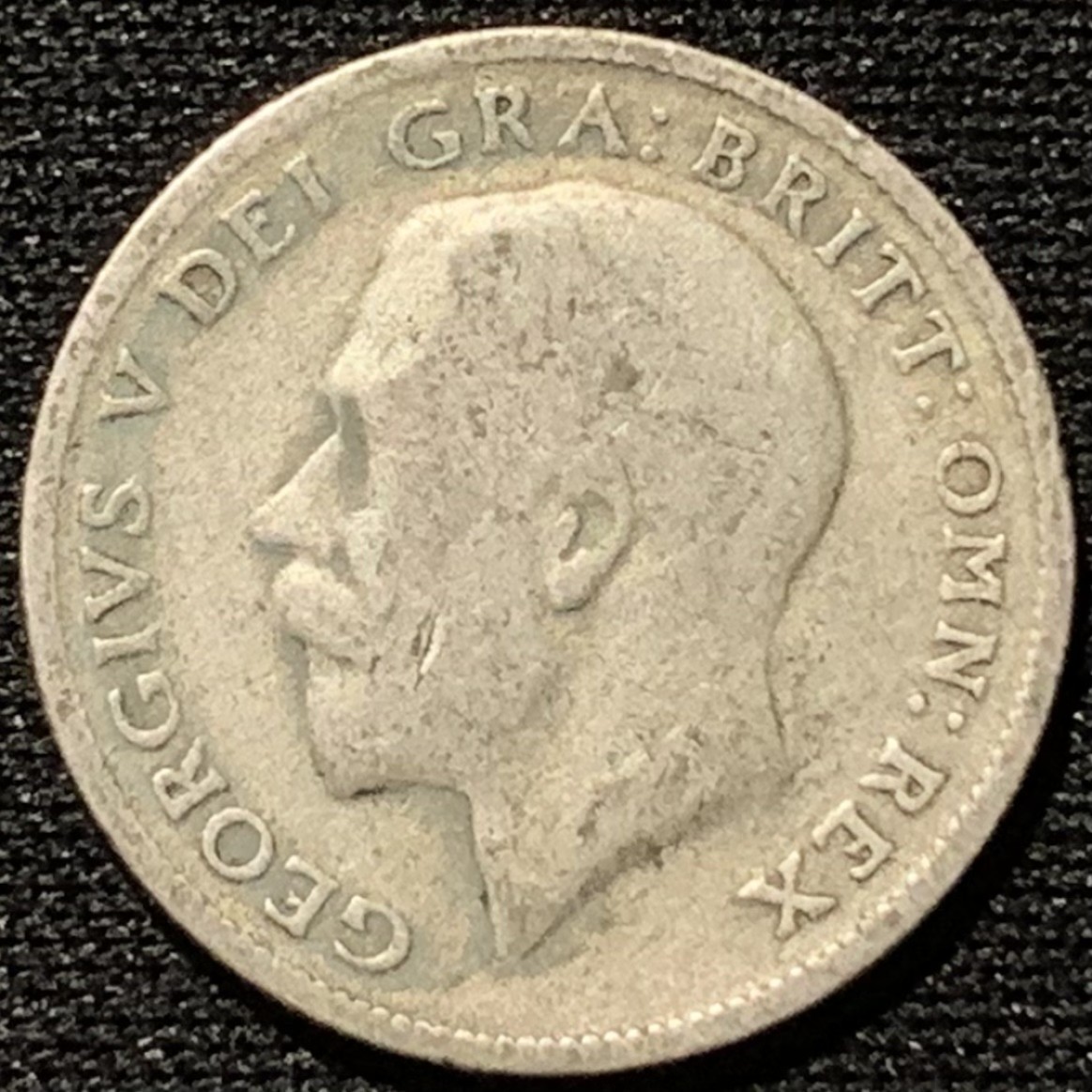 紫瑗钱币——第207期拍卖 英国 1921年 乔治五世 6便士 2.83克 0.5银